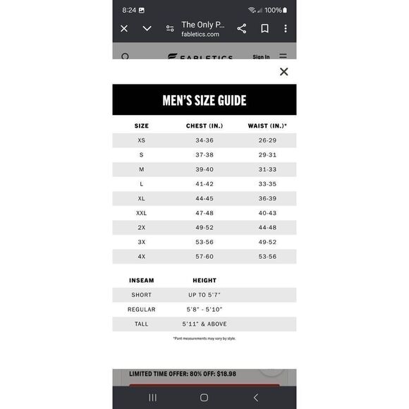 New Small Fabletics Classic Navy Blue The Only Pants Water Resistant Lightweight - Picture 7 of 10